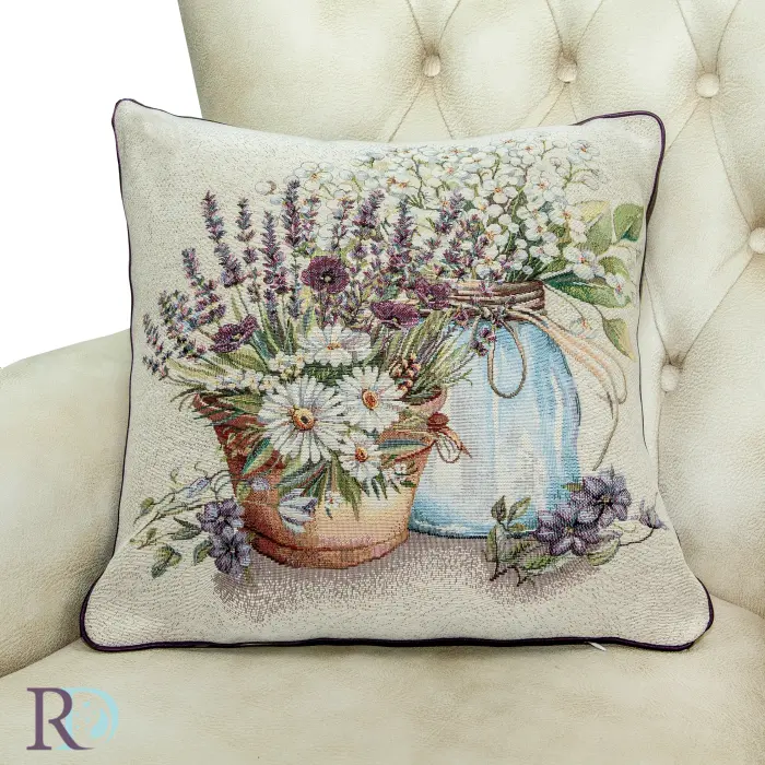 Декоративна калъфка Цветя - 2066 - Декоративна калъфка Цветя - 2066