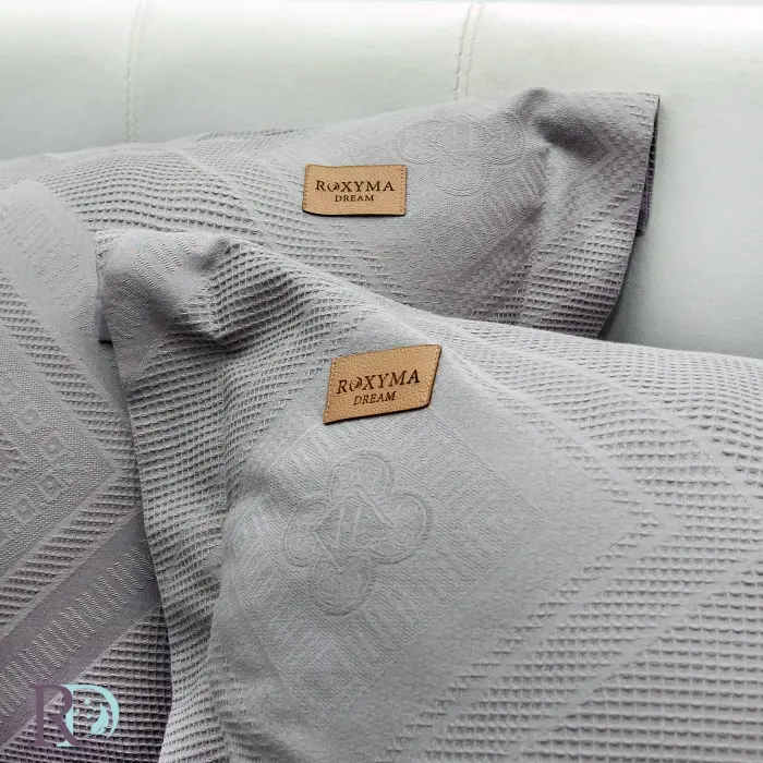 Set husă pilotă cu fețe de pernă Moreni gri - 1952 - Set husă pilotă cu fețe de pernă Moreni gri - 1952