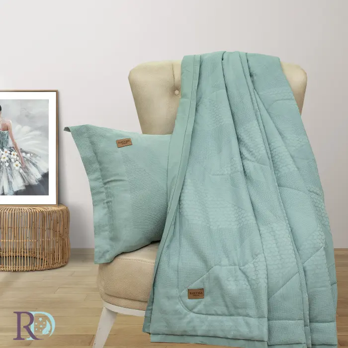 Set husă pilotă cu fețe de pernă Moreni verde - 1936 - Set husă pilotă cu fețe de pernă Moreni verde - 1936