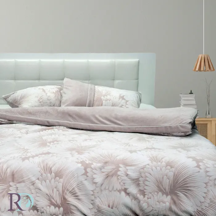 Плюшен комплект пепел рози - 2081 - Плюшен комплект пепел рози - 2081