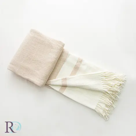 Одеяло Райе светло бежово