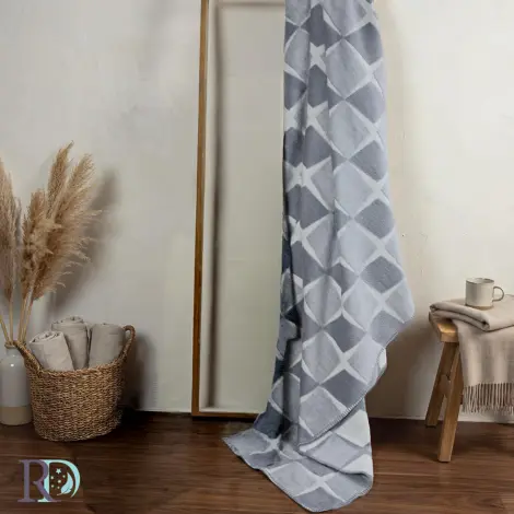 Одеяло Квадрати сиво
